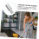 6pcs Metal Threaded Broom Handle Replacement Tips, Durable Adapter for Mop and Extension Pole 5