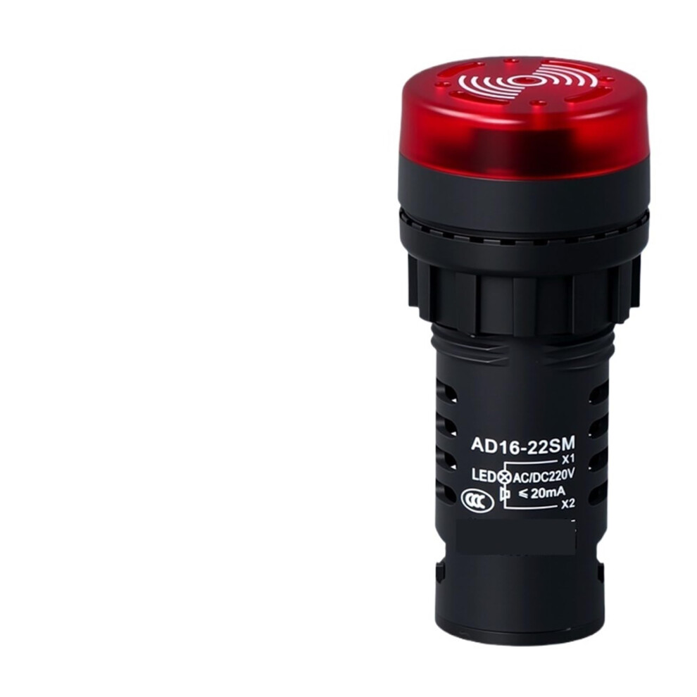 Ad1622sm Industrial Warning Buzzer With Chime Ac220v Led Flash Alarm Yellow For Machinery 9070919868016