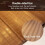 Cooling Mattress Single Size with Breathable Foldable Bamboo Surface for Summer Dormitory 100x190cm 3