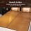 Cooling Mattress Single Size with Breathable Foldable Bamboo Surface for Summer Dormitory 100x190cm 2