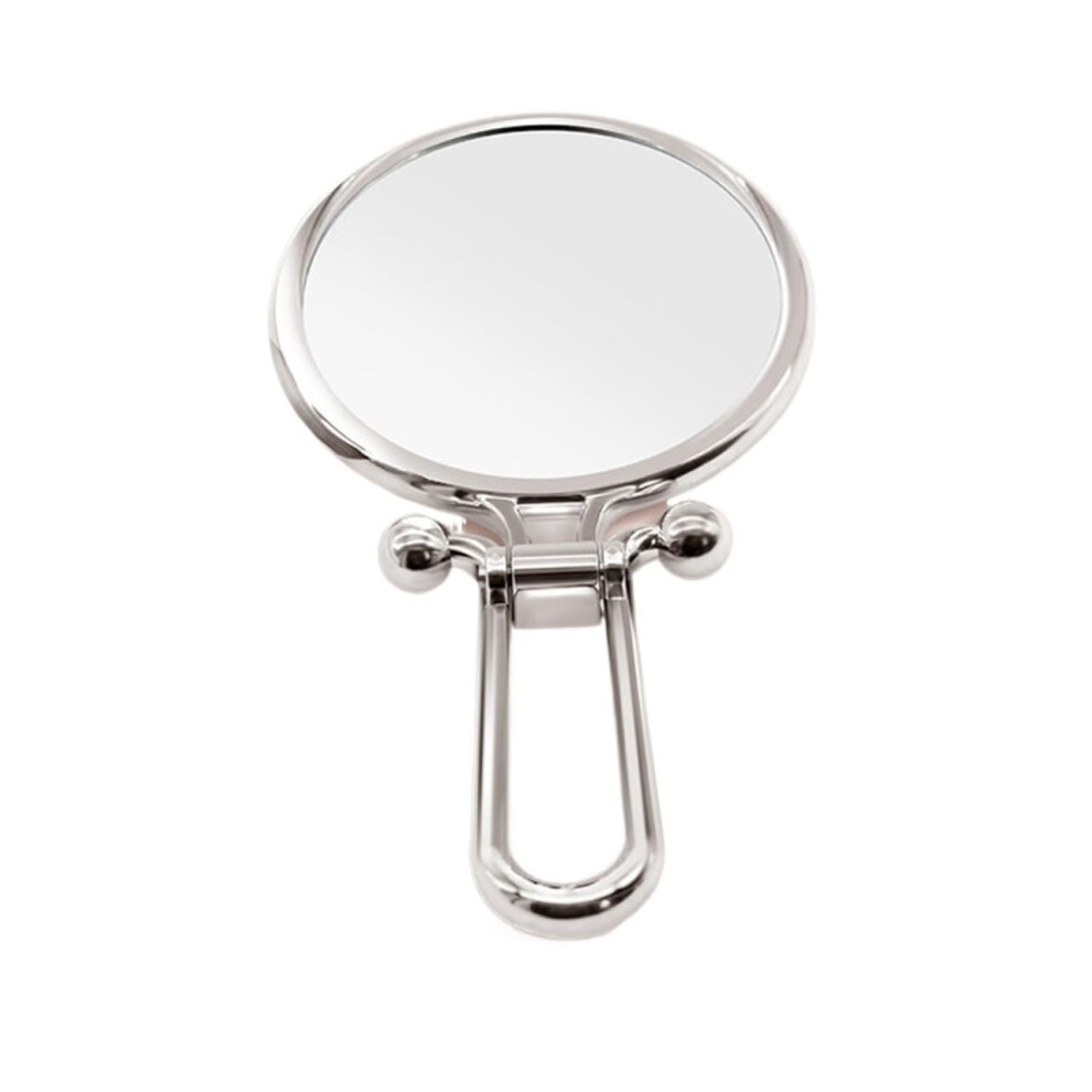 Foldable Travel Magnifying Makeup Mirror Compact Handheld Vanity Mirror for Purse (D)
