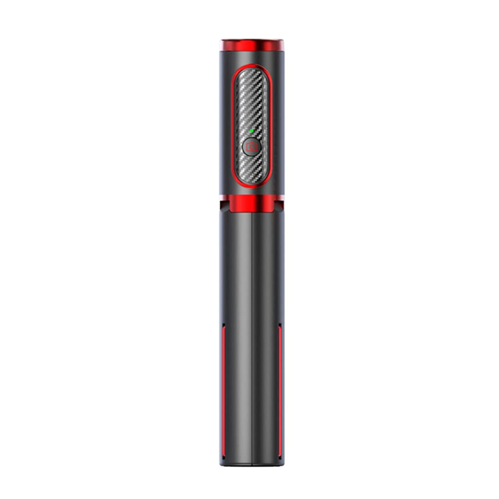 Selfie Stick Tripod With 360 Rotation Aluminum Alloy Adjustable Rod And Enhanced Stability Black/Red 9113335658950