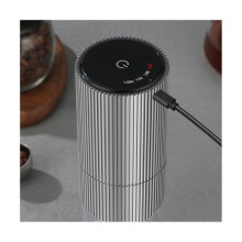 Elektrische Kaffeemühle, automatische Gewürzmühle, Espressomaschine, USB-Ladegerät, schwarze Mühle, Espressomaschine