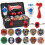 Κιτ με 12 σβούρες - KAKOO - Early learning spinning tops - Explosive turbo - 3 εκτοξευτές - Κλασικό 1