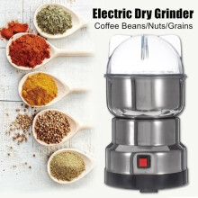 Electric Blade Bean Grinder Coffee Nut Fruit Crusher Machine Kitchen Tool 220V