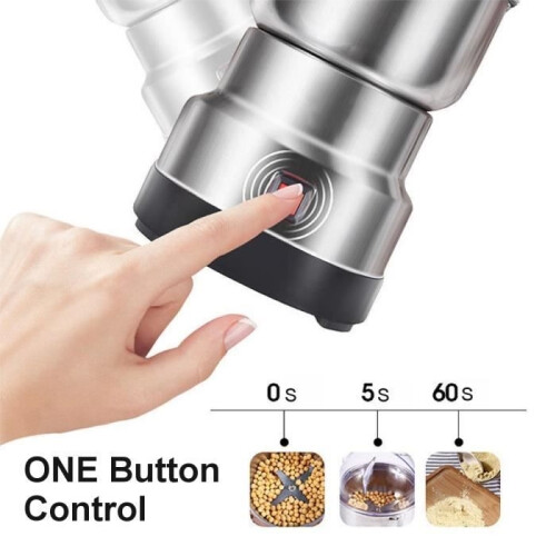 Electric Blade Bean Grinder Coffee Nut Fruit Crusher Machine Kitchen Tool 220V 2