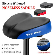 MIOLOE Ergonomic Bicycle Saddle - Ultra Comfortable - Blue - For Leisure Cycling