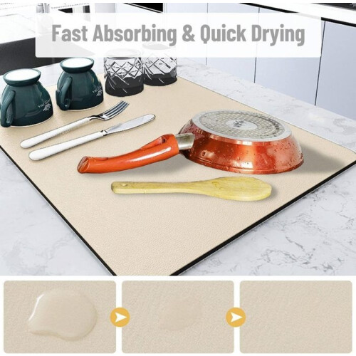 Coffee machine drip mat, 50 x 40 cm drip mat, quick-drying drip mat, drip mat 1