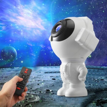 LED Astronaut Sterrenhemelprojector, Galaxy Light met afstandsbediening en timer, Sterrenprojector voor kinderen en volwassenen