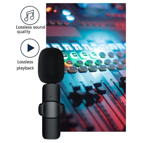 2 microfoons-mini professionele draadloze lavaliermicrofoon, 3,5 mm, voor camera, laptop, MacPle, 1
