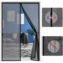 Magnetic Mosquito Net for French Door - Anti-Mosquito Curtain Automatic Closing - 100x200cm