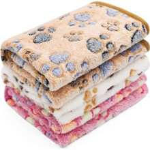 3-delige superzachte hondendeken, wasbare hondenkattenmat, fleece huisdierdeken voor bank/bank/bed