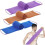 Bath Sponge - Bath Shower Scrubber Set - Purple, Blue and Coffee - Nylon - 3 Pcs 1