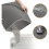 Διπλής στρώσης Πτυσσόμενο Αποσπώμενο Mat Litter Cat Grey, 5040CM 2