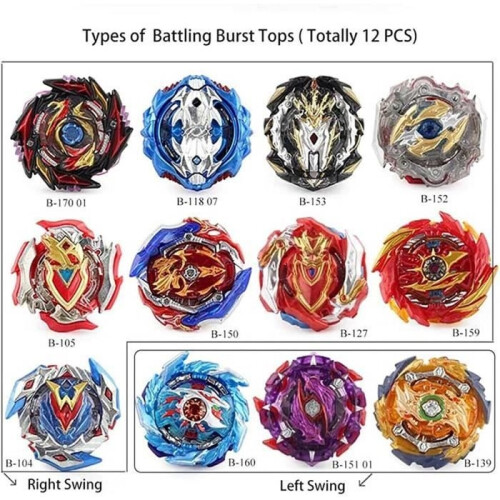 Σετ Μάχης Burst - Beyblade - 12 τεμάχια - Παιχνίδι - Παιδικό - Μικτό 1