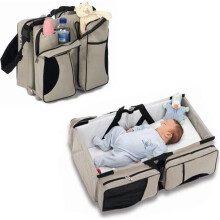 Zanza 3 in 1 Travel Changing Bag - Grey - Baby - Unisex