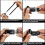 4 Digit Code Bike Lock - 18 cm with Long Shackle - Waterproof Bike Lock with Resettable Code - Scooter Lock El 5
