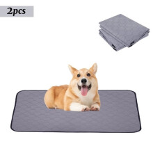 2Pcs Dog Training Mats for Puppies 70x50cm Washable Reusable Hygienic Training Pads for Potty Training