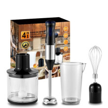 Handblender - Roestvrij staal - 1000W - 5 snelheden - Boost-functie - Blenden