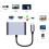 Type C to VGA + HDMI + USB3.0 + PD100W Charging 4 in 1 Adapter - Same Display - Grey 2