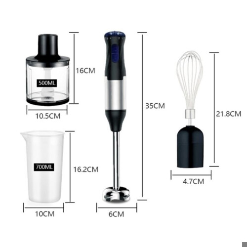 Hand Blender - Stainless Steel - 1000W - 5 Speeds - Boost Function - Blending 2