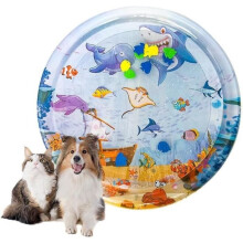 Watersensorische mat voor huisdieren, opblaasbare waterspeelmat, koelmat voor katten en honden, sensorische watermat