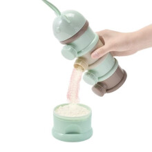 Dispenser per latte in polvere, Dispenser per latte, Dispenser per polvere portatile, 4 strati, Scatola per dispenser per latte in polvere per bambini