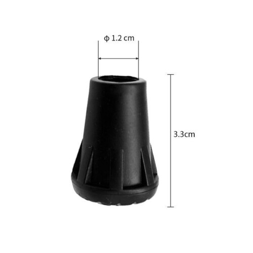 Nordic Walking Pole Tips Rubber Replacement Tips for Hiking Poles Fits Most Poles 1