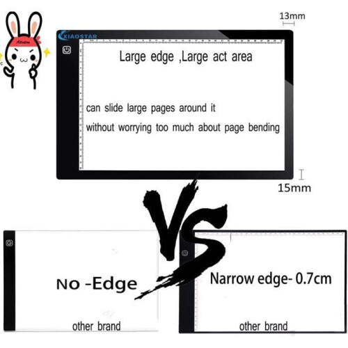 A4 LED Light Pad A4 for Drawing - APERIL - Magnetic - Lightweight - Adjustable Brightness 1
