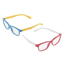 2pcs Kids Anti-Blue Light Glasses Gaming Glasses for PC, Cell Phone and TV, Anti-Fatigue,