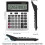 12 Digit Desktop Calculator, Standard Business Function Desktop Calculator, Silver 4