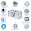 4 Pack Extra Large Heavy Duty Moving Bags with Backpack Straps, Reusable, Durable (Clear, 4 Pack) 5