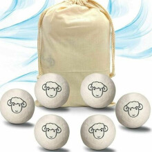 Pezzi Palline per asciugatrice in lana naturale, Palline per asciugatrice in lana, Ammorbidente per tessuti naturali, Palline per asciugatrice, Pallin