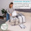 4 Pack Extra Large Heavy Duty Moving Bags with Backpack Straps, Reusable, Durable (Clear, 4 Pack) 2