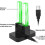 Controller Charger Compatible with Nintendo Switch, Charging Station Compatible with JoyCon with LED Indication, Charging Stand 2