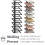 Wall Mounted Tile Display Rack for Ceramic Samples, SpaceSaving Iron Stand with Clear Tile View, Black 240cm 5