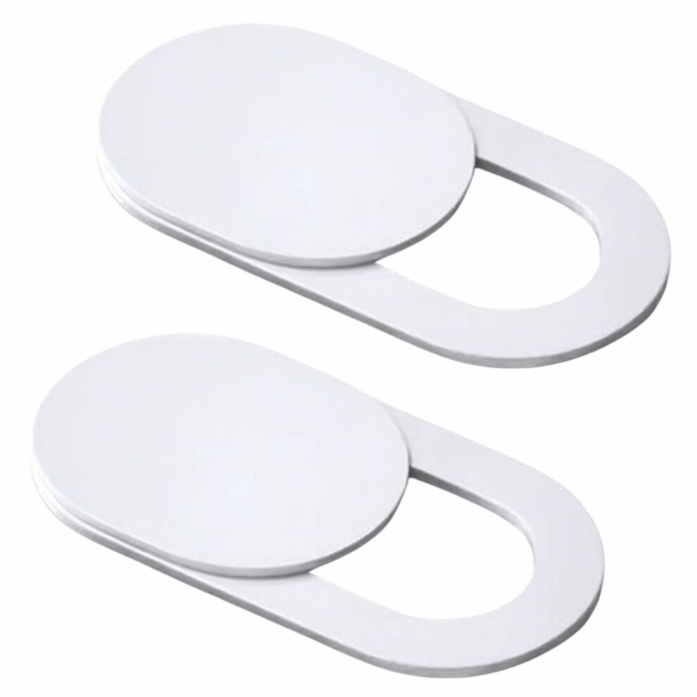 2 Pack Ultra Thin Webcam Cover For Laptop And Macbook Privacy Protection Compatible With Ipad Iphone Pc White 9113335659407