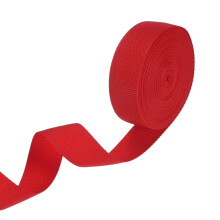 1.5 Inch Polypropylene Webbing Roll, 10 Yards Dark Red Durable Poly Webbing Strap for DIY and Outdoor Use