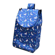 36L Waterproof Oxford Shopping Trolley Replacement Bag Durable Grocery Cart Storage Bag