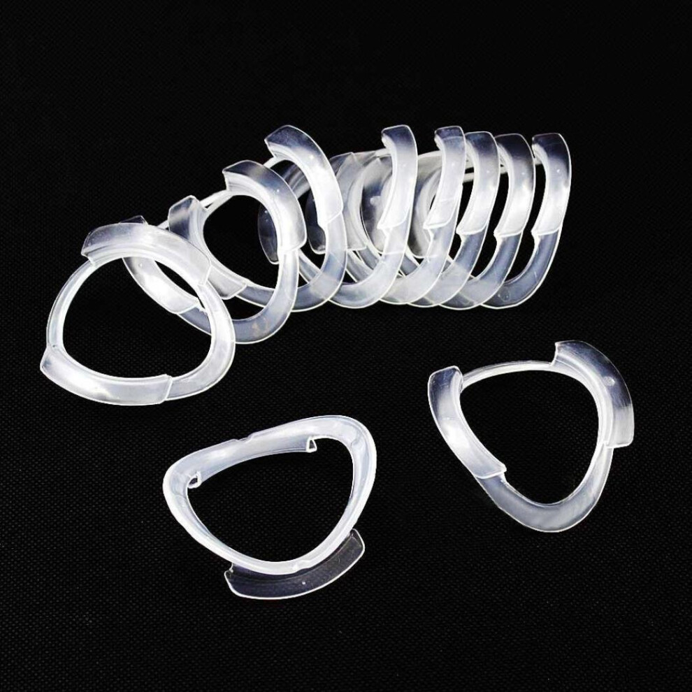 10pcs O Shape Dental Cheek Retractor Set Reusable Intraoral Mouth Opener for Teeth Whitening and Photography