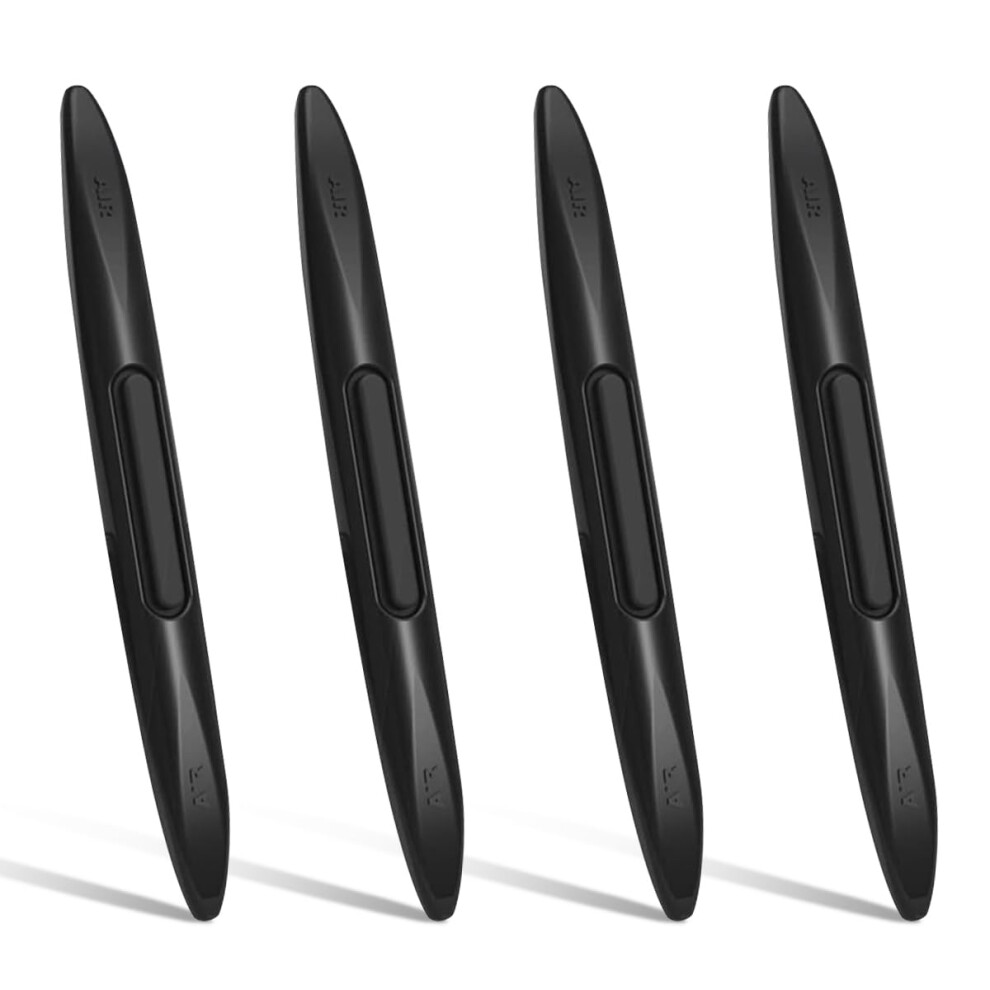 4Pcs Car Door Edge Guards With Silicone Protector Strips, Scratch Prevention And Impact Absorption For Suv And Truck (Black) Black 9113335659926