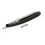Straight Edge Razor with Smooth Black Handle for Precision Shaving, Foldable Safety Design 4