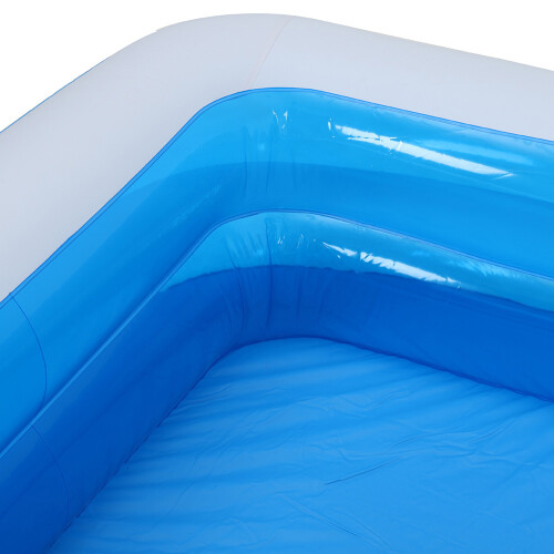Living And Home 8.6 x 5.74 FT Inflatable PVC Rectangular Swimming Pool 2