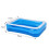 Living And Home 8.6 x 5.74 FT Inflatable PVC Rectangular Swimming Pool 6