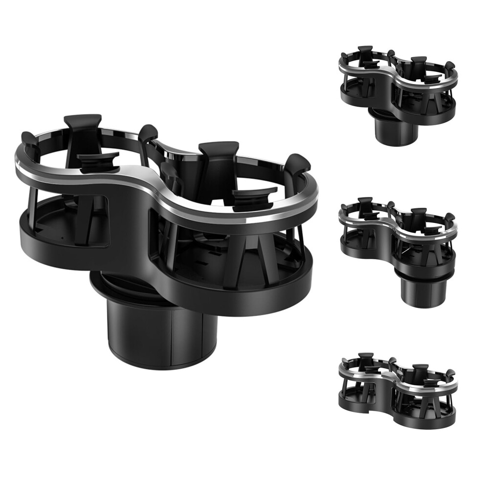 Car Cup Holder Expander 2 In 1 Adjustable Adapter With Expandable Base And Secure Grip For Drinks 9113335660212