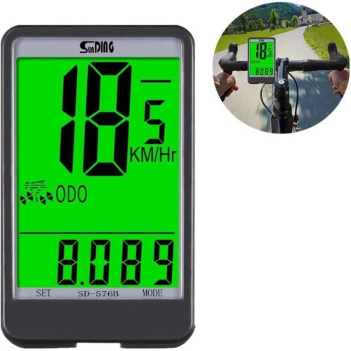 Wireless Bike Computer MTB Wireless Bicycle Speedometer Cycle Computers Bike Computer with Waterproof Screen