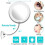 Flexible Gooseneck Makeup Mirror with LED Light, 10X Magnifying Mirror, Suction Cup, Diffused Light - Flexible mirror 4