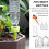 7pcs Automatic Drip Irrigation System Kit, Adjustable Speed Watering Device, Suitable for Watering 4