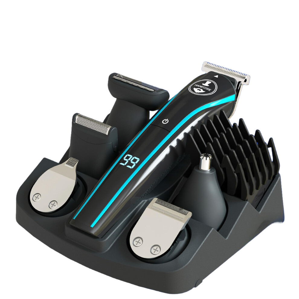 Beard Trimmer and Hair Clippers for Men Waterproof USBC Rechargeable Grooming Kit with Blade Storage