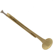Student Trumpet B Flat Lacquered Gold Finish with Mouthpiece Clear Sound for School Band